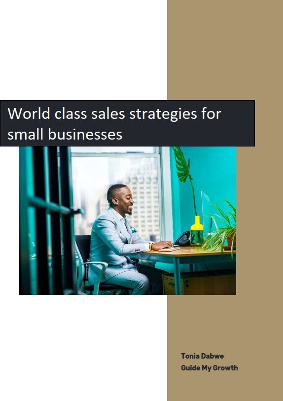 Ebook | World class sales strategies for small businesses | Guide My Growth
